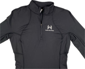 Women's It's Rulu Run 1/2 zip *Black or Purple*
