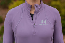 Load image into Gallery viewer, Women&#39;s It&#39;s Rulu Run 1/2 zip *Black or Purple*
